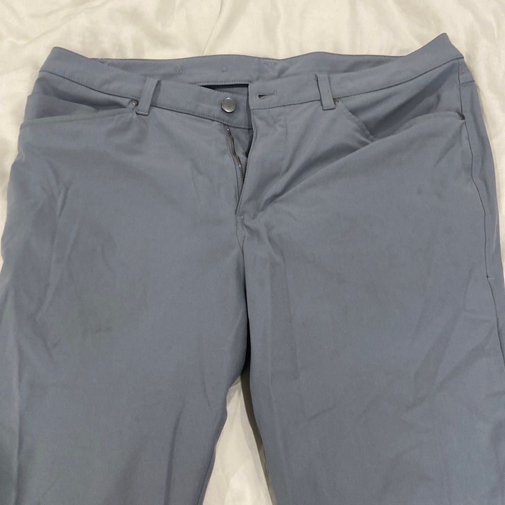 Lululemon abc slim pants size 36 X 32. Grey. Mint condition